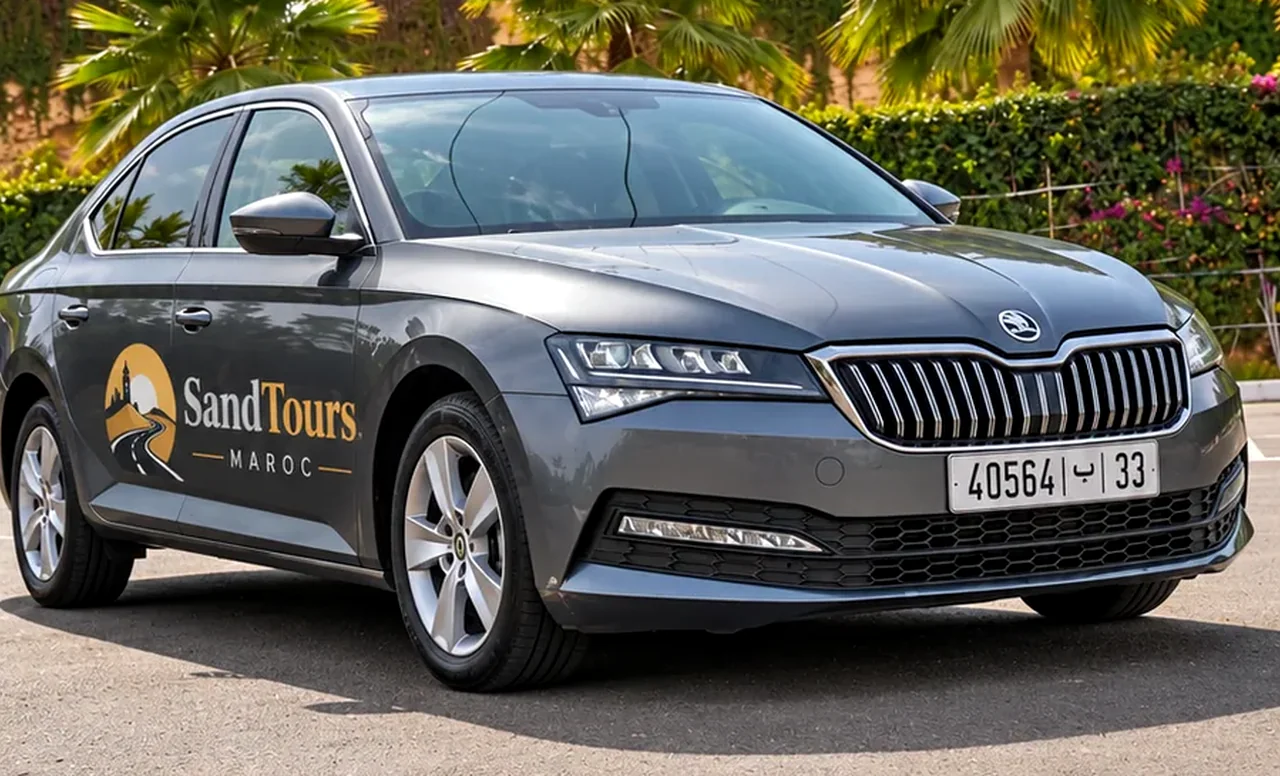 Illustrative private sedan for Sand Tours transfers